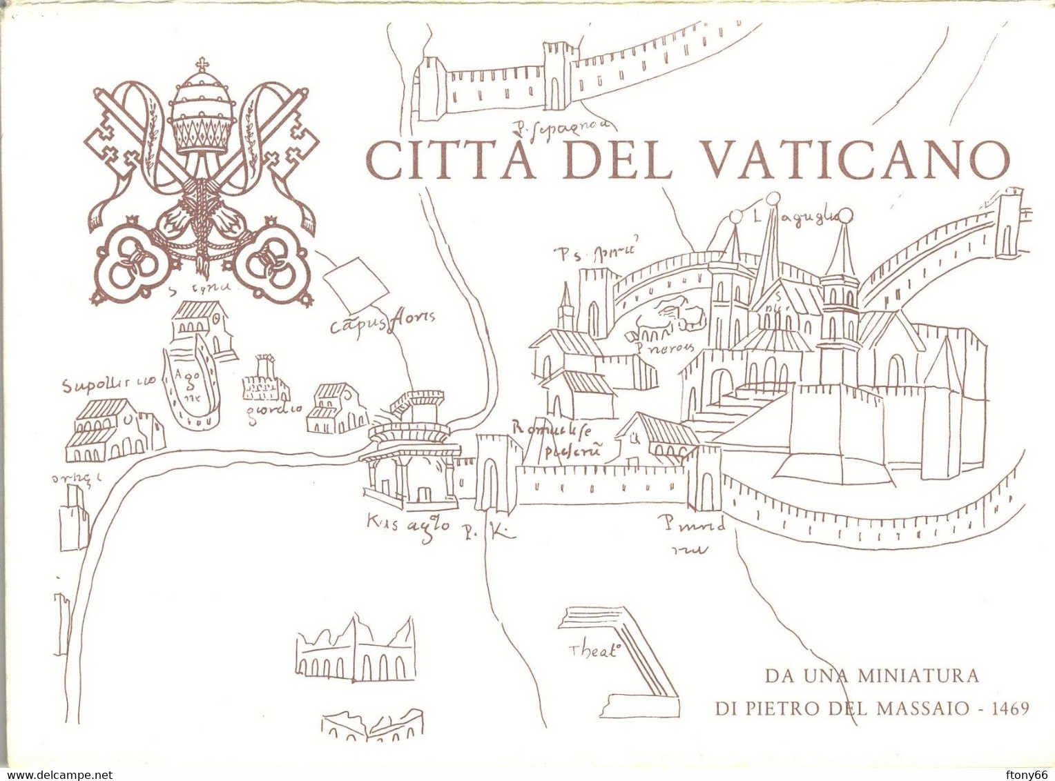 CG 1982 Vaticano KIT 4 Cartoline Postali  Lire 300 + Lire 80 Vedute Del Vaticano - Annullo PAX 1987 - Postwaardestukken