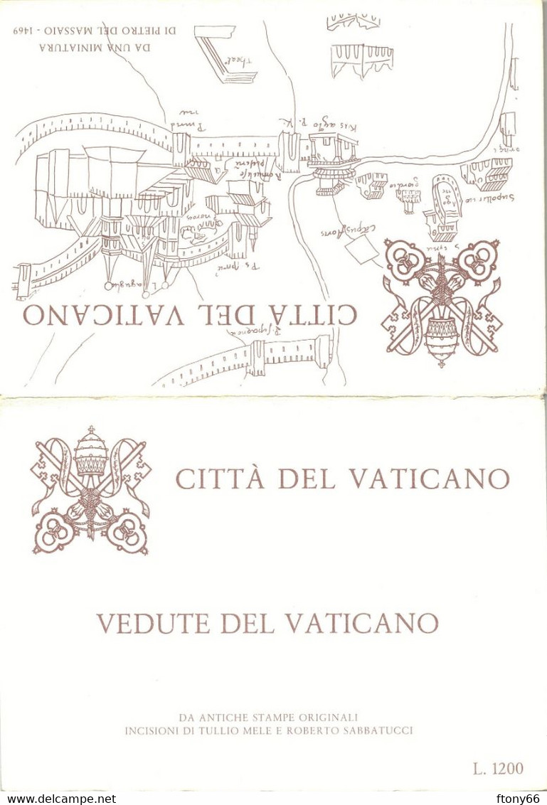 1982 Vaticano KIT 4 Cartoline Postali  Lire 300 Vedute del Vaticano - 4 Annulli differenti [Leggi / Read]