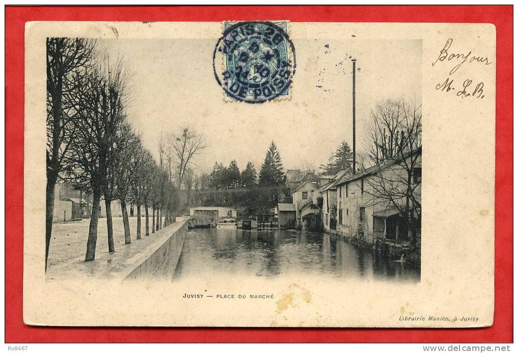 * JUVISY-Place Du Marché-1904(Voir Le Dos) - Juvisy-sur-Orge