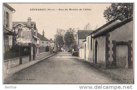 51 ESTERNAY - Rue Du Moulin De L Aitre - Esternay