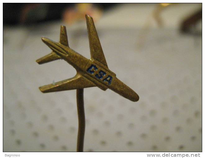 CSA Pin Airplane Company Avion - Aerei