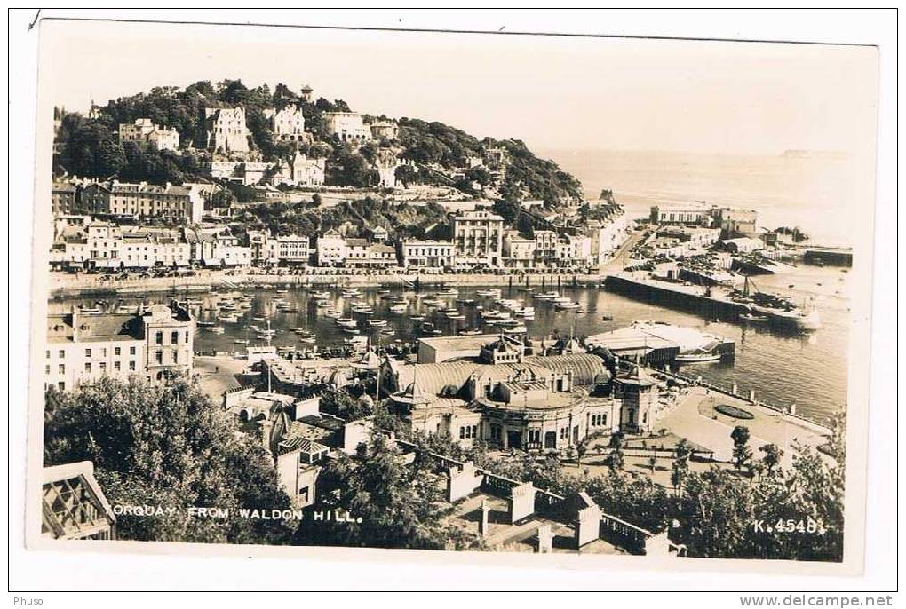 UK952    TORQUAY : From Waldon Hill - Torquay