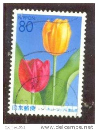 2000 JAPON Y & T N° 2815 ( O ) Prefecture . Tulipes - Usados