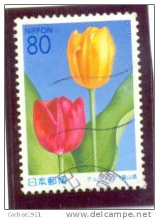 2000 JAPON Y & T N° 2815 ( O ) Prefecture . Tulipes - Usados