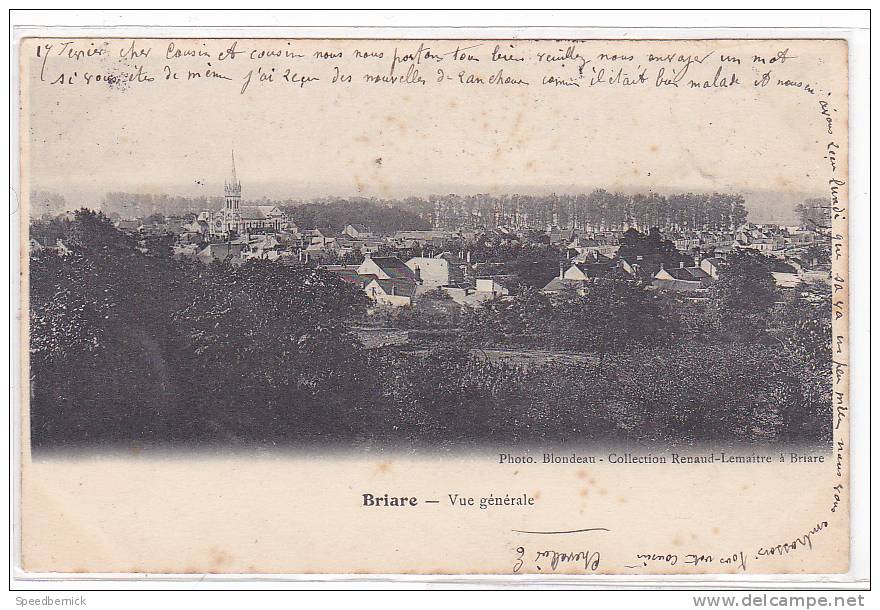 17077 BRIARE. Vue Générale ; Photo Blondeau, Coll Renaud-lemaitre Briare - Briare