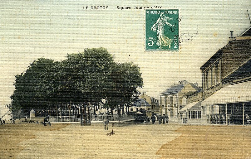 80 - LE CROTOY - Square Jeanne D´Arc - ANIMÉE - Le Crotoy