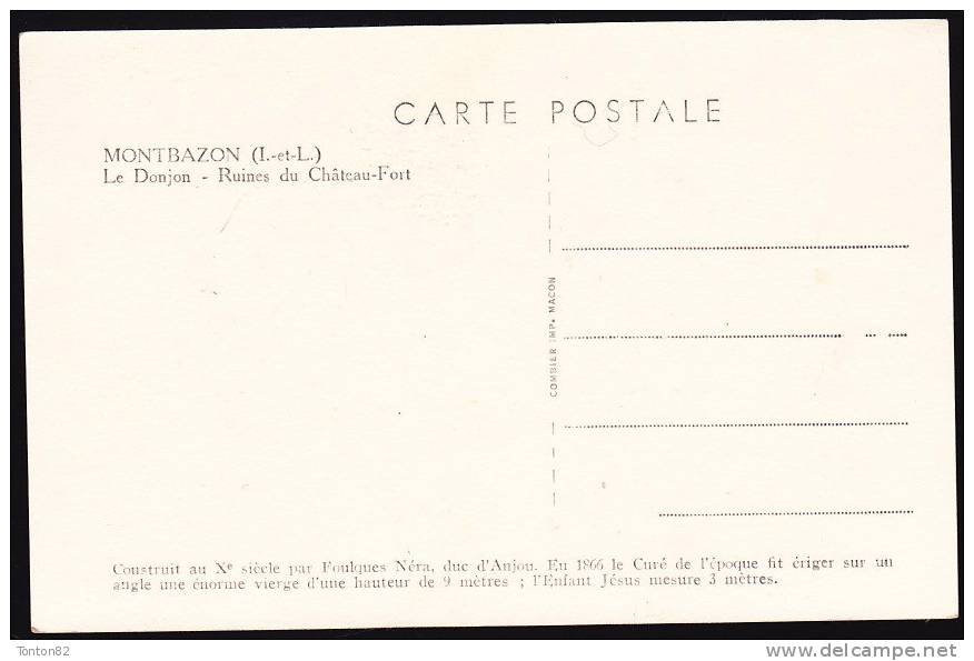 Montbazon - Le Donjon ( Deux Cartes Postales ) - Éditions : CIM - Montbazon