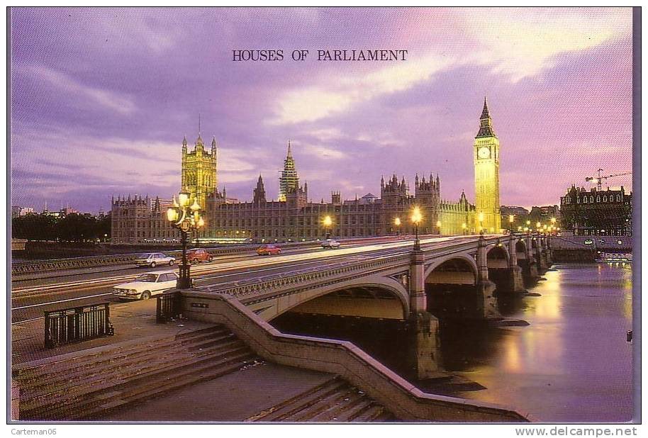 Angleterre - London - Houses Of Parliament (voitures, Automobile) - Houses Of Parliament