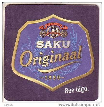 ESTONIA BIER / BEER COASTER - Saku Originaal - Beer Mats
