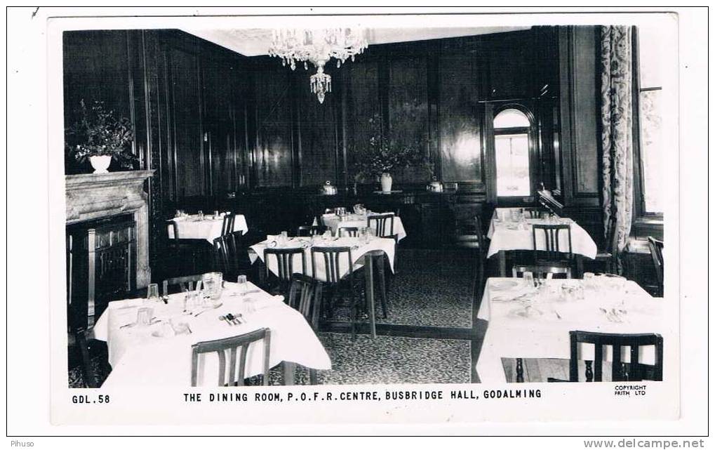 UK1009   GODALMING : Busbridge Hall - P.O.F.R. Centre - The Dining Room - Surrey