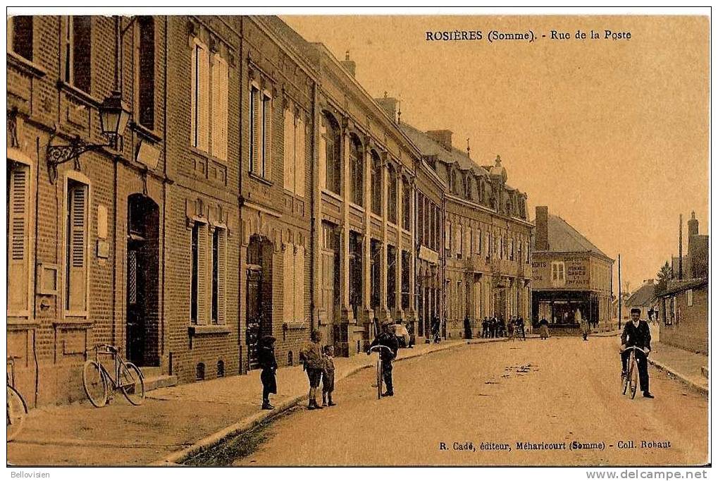 Rosières - Rue De La Poste - Rosieres En Santerre