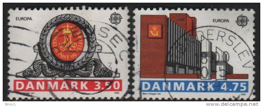 Denmark, Scott # 914-5 Used Set Europa, 1990 - Used Stamps