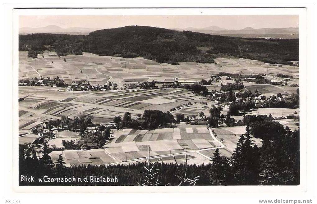 Deutschland - Blick Von Czorneboh Nach Bieleboh - Bergwirtschaft Bieleboh - 1936 - Cunewalde - Cunewalde