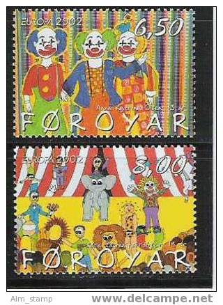 2002 Färöer  Mi. 423-4 ** MNH  Europa - 2002