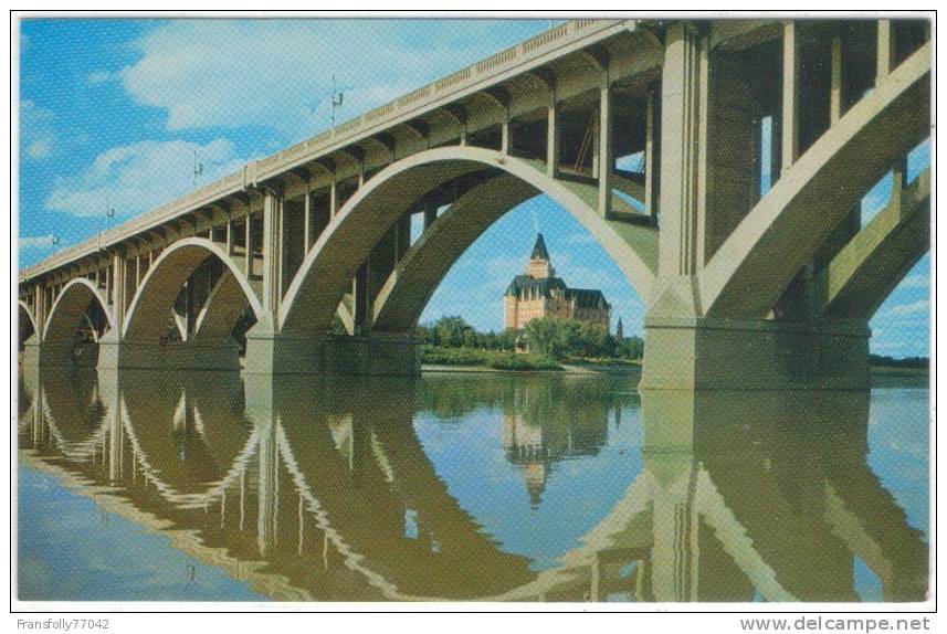 CANADA - SASKATCHEWAN - SASKATOON - Bessborough Hotel - FRAMED IN BROADWAY BRIDGE ARCH - Sonstige & Ohne Zuordnung