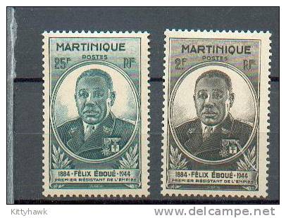 MART 228 - YT 218 - 219 * Charnières Complètes - Unused Stamps