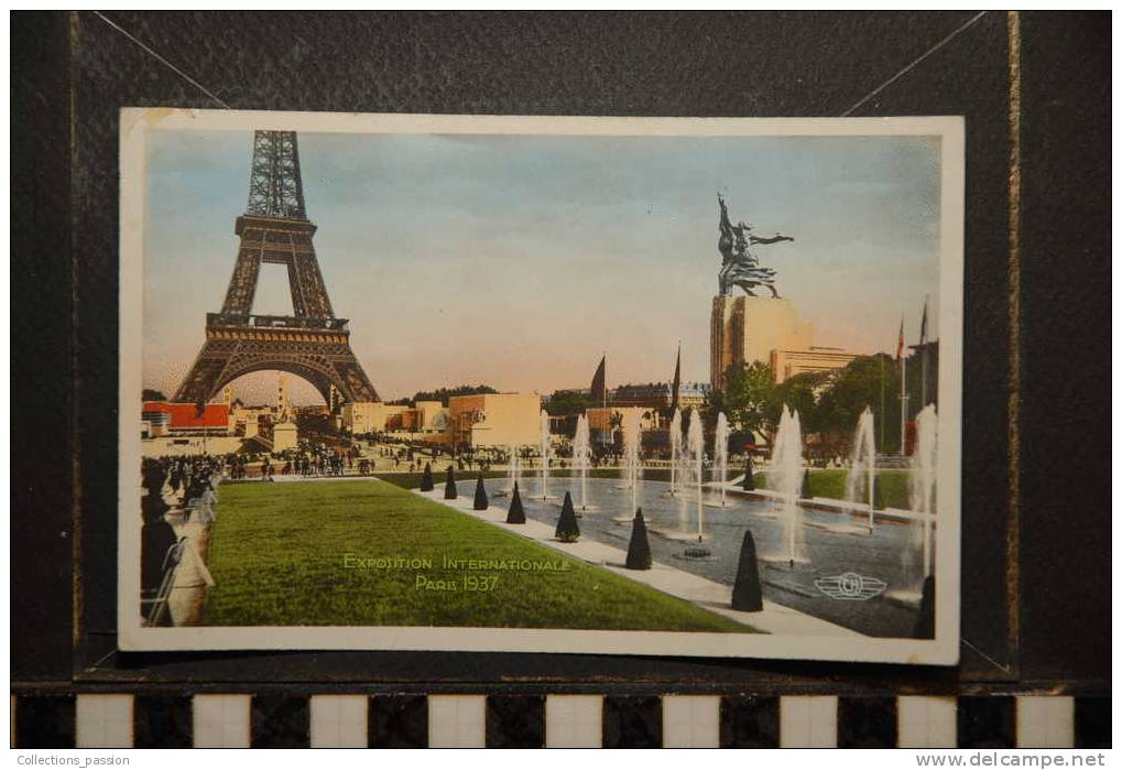 PARIS VUE D´ENSEMBLE PRISE DES JARDINS  DU TROCADERO - Expositions