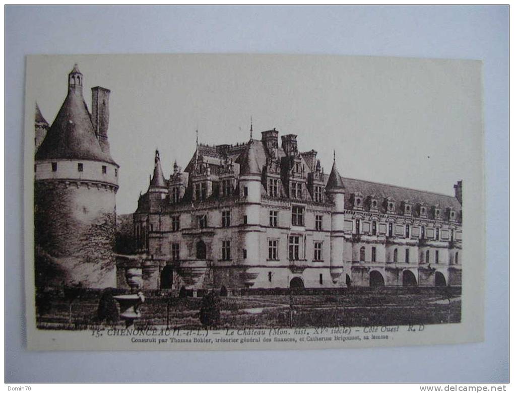 CPA Chenonceau Château Côté Ouest - Collections, Lots & Séries