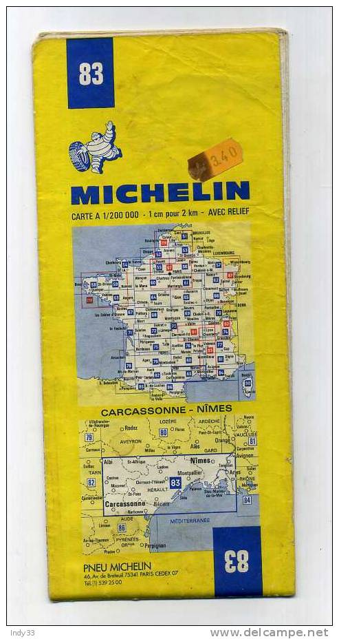 - CARTE MICHELIN 83 . 1979 - Roadmaps