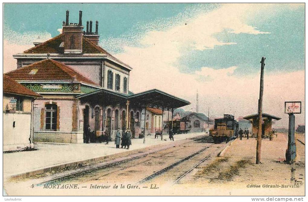 61 MORTAGNE INTERIEUR DE LA GARE EDIT LL - Mortagne Au Perche