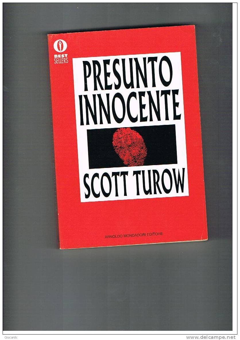 SCOTT TUROW - PRESUNTO INNOCENTE - OSCAR MONDADORI BEST SELLERS  1994 - Pocket Books