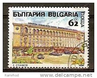 BULGARIA 1991 Sheraton Hotel Balkan, Sofia - 62s. - Multicoloured  FU - Gebruikt