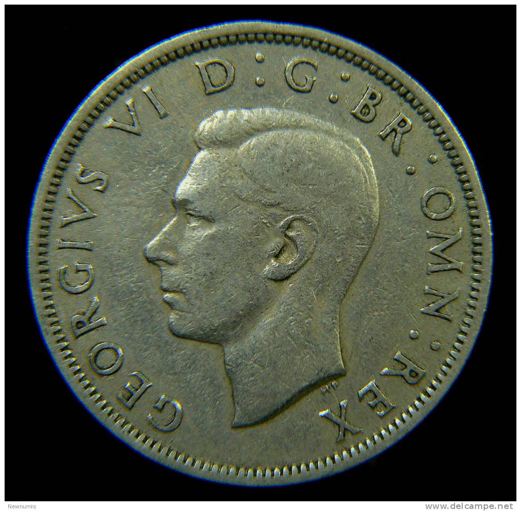 GRAN BRETAGNA 1/2 CROWN 1947 - K. 1/2 Crown