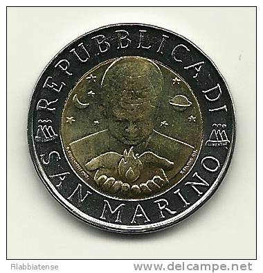 1996 - San Marino 500 Lire   ---- - Saint-Marin