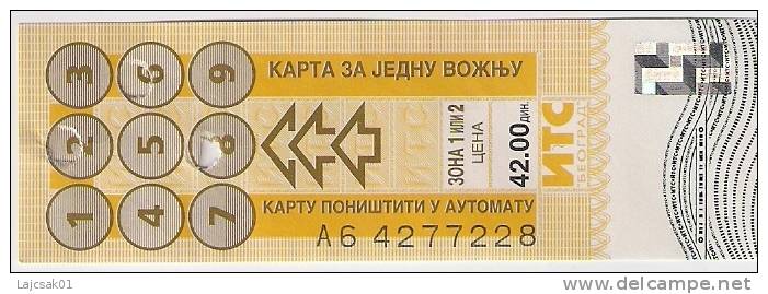 Bus Ticket Serbia,Belgrade - Europe