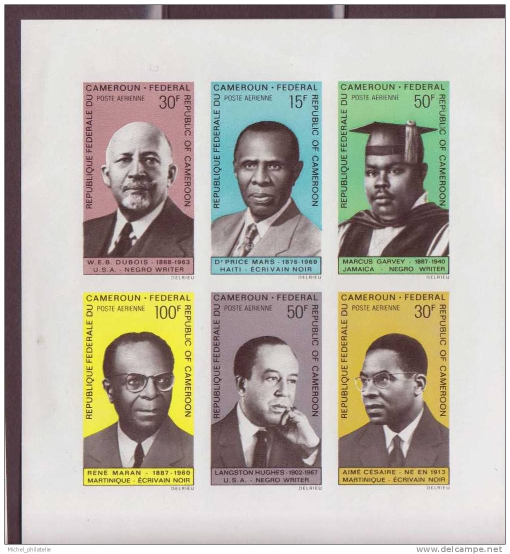 CAMEROUN  N° 6 B.F  N.D    Ecrivains Noirs Et Pro Noir - Cameroun (1960-...)