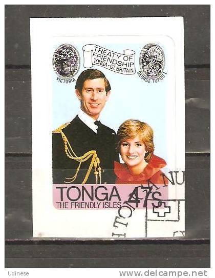 TONGA 1981 - PRINCE CHARLES AND DIANA - 47 S. - USED OBLITERE GESTEMPELT - Tonga (1970-...)