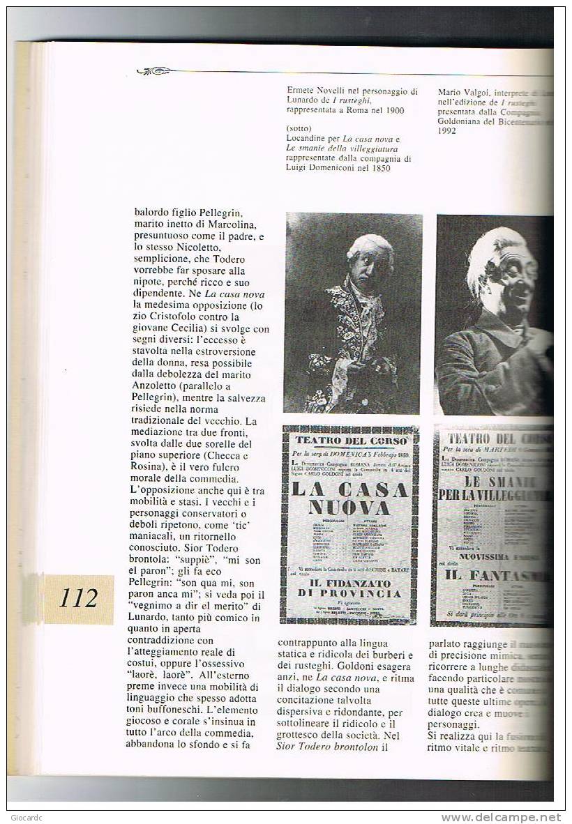 AUTORI VARI - CARLO GOLDONI - VIVIANI EDITORE 1993 (VEDERE FOTO) - History, Biography, Philosophy