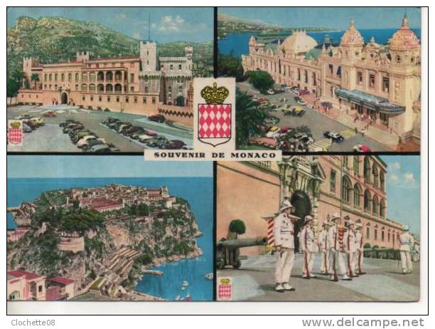 Monaco: Le Palais, Le Casino, Le Rocher, La Releve De La Garde - Other & Unclassified