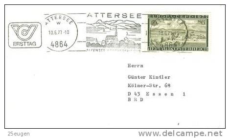 AUSTRIA  1977 EUROPA CEPT FDC - 1977