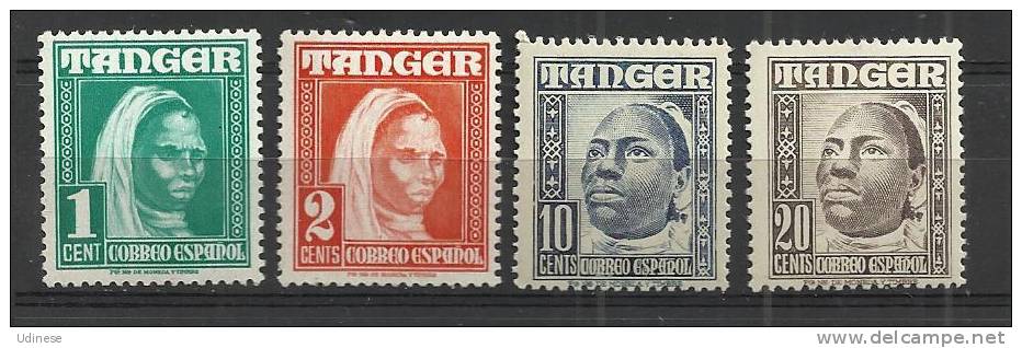 SPANISH MOROCCO TANGIER 1951 - HEADS - CPL SET  - MNH MINT NEUF NUEVO - Spaans-Marokko