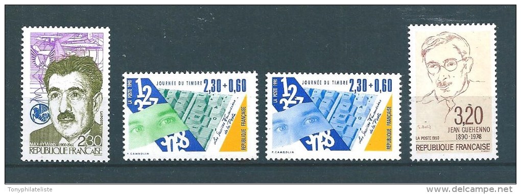 France Timbres De 1990 N°2638 A 2641  Neuf **vendu A La Faciale - Neufs