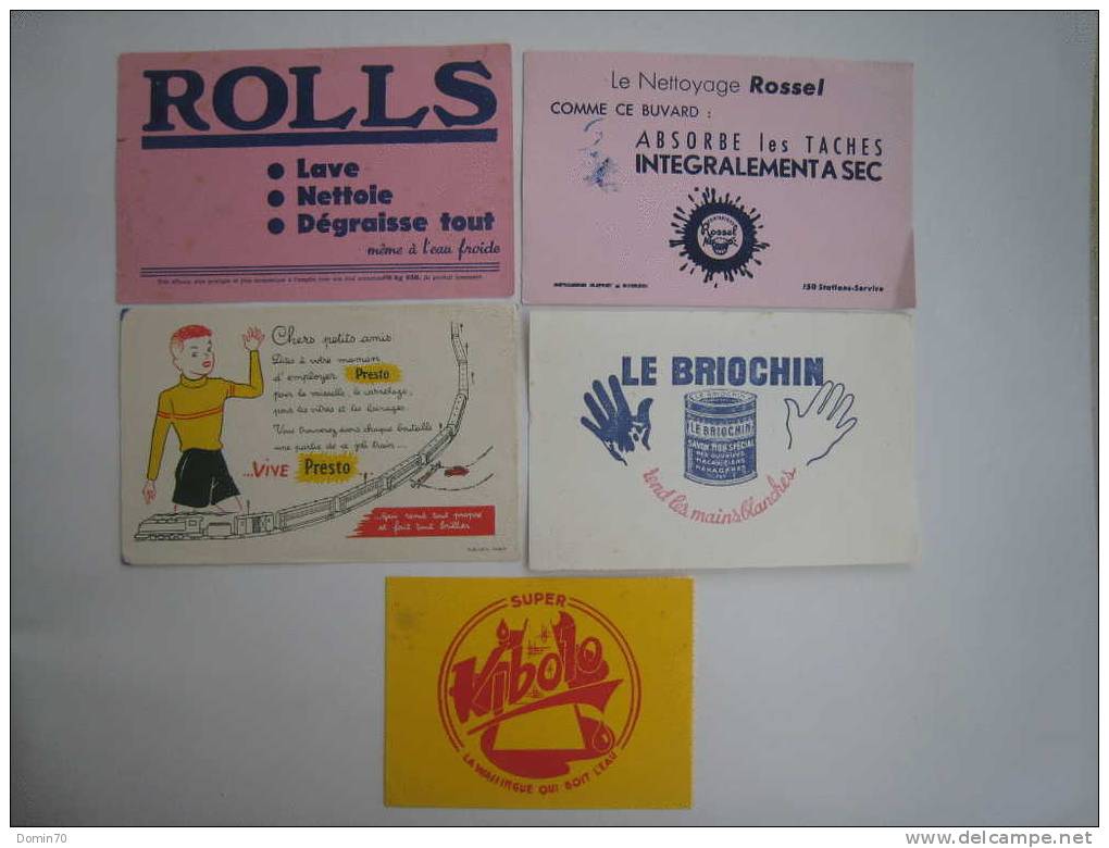 Buvards Nettoyage Rossel Rolls Kibolo Briochin Presto - Collections, Lots & Series