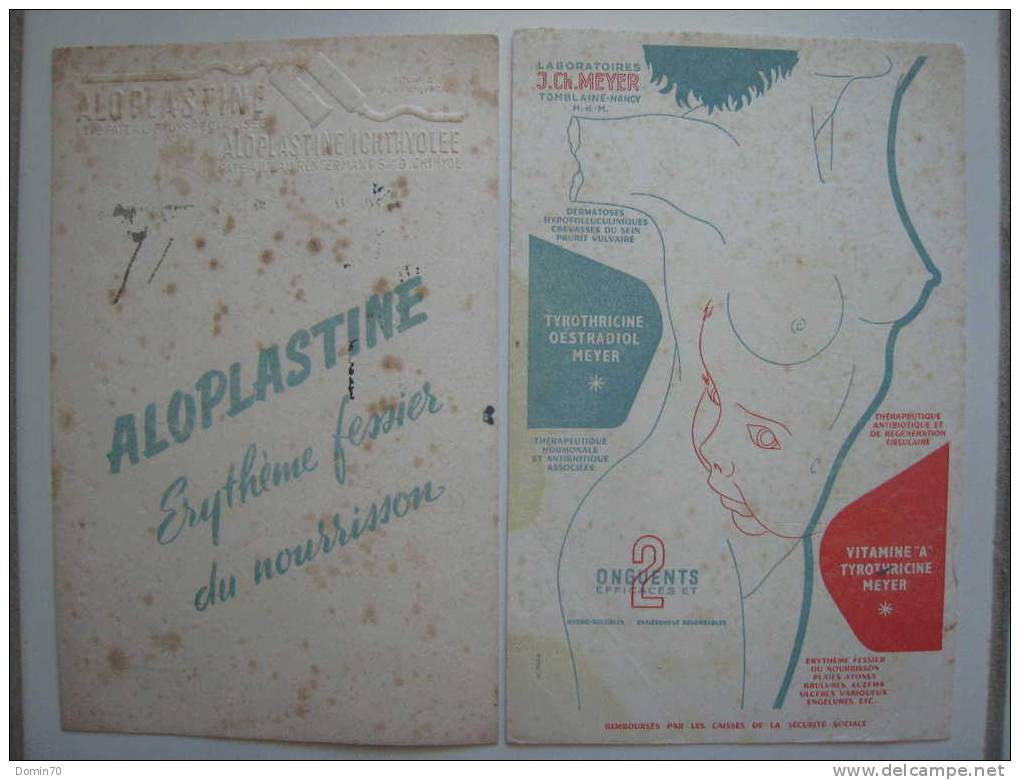 Buvard Aloplastine Rougeur Nourrisson Oestradiol Meyer - Colecciones & Series