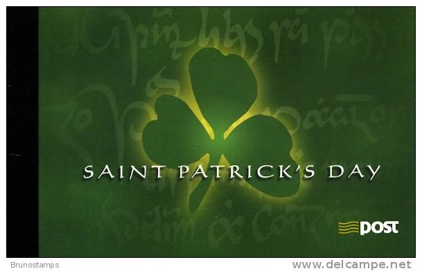 IRELAND/EIRE/IRLAND - 2003 SAINT PATRICK'S DAY PRESTIGE BOOKLET FINE USED - Cuadernillos