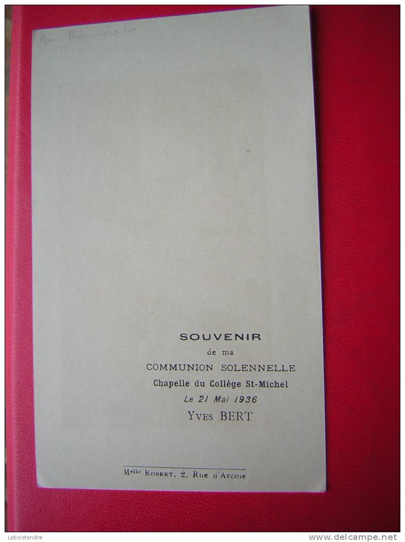 ANCIENNE IMAGE PIEUSE-1936-LA SAINTE SAINE -COP 1920-BOUASSE JEUNE -P.248-PHOTO RECTO / VERSO - Images Religieuses