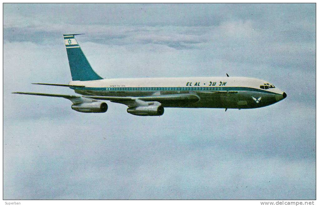 AVIATION CIVILE : ENV. 1970 - AVION BOEING 720 B De EL AL AIRTLINES - ISRAEL (g-226) - 1946-....: Moderne