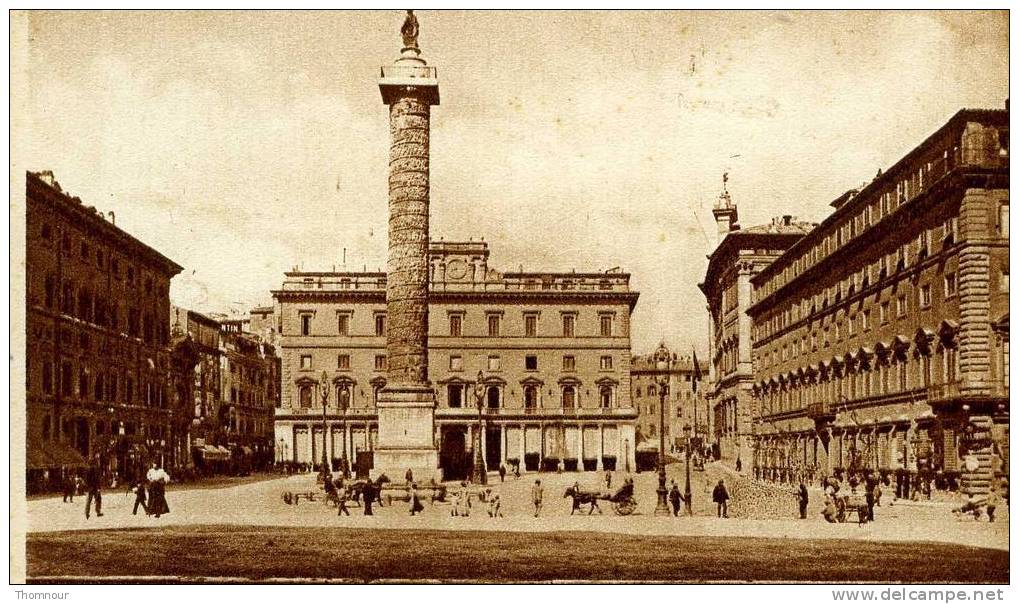 ROMA  - Piazza Colonna  -  BELLE CARTE - - Places & Squares