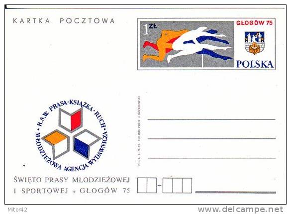 3-Sport-Atletica Leggera-Athletics-Polonia-Poland-Polska-1975. - Athlétisme