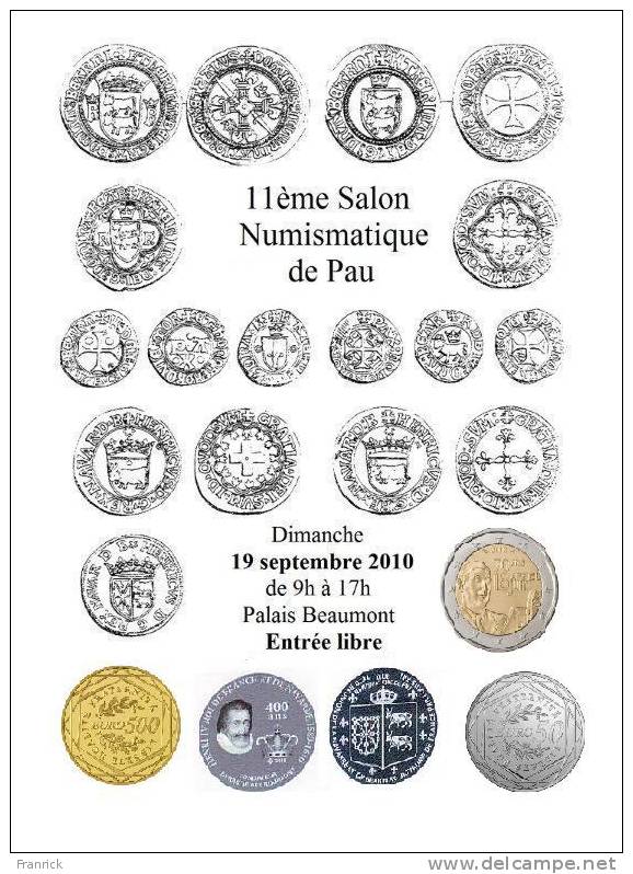 HENRI IV KING OF FRANCE AND NAVARRE COMMEMORATIVE 400 YEARS - BLAZONS NAVARRE - BEARN With  Basque Cross - Royal / Of Nobility