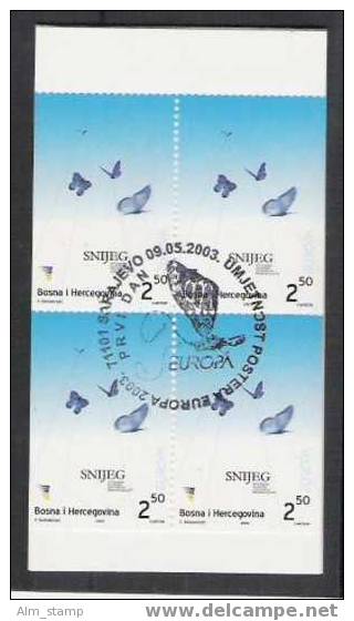 2003 Bosnien- Herzegowina  Mi. 301  Used  Carnet   Europa - 2003