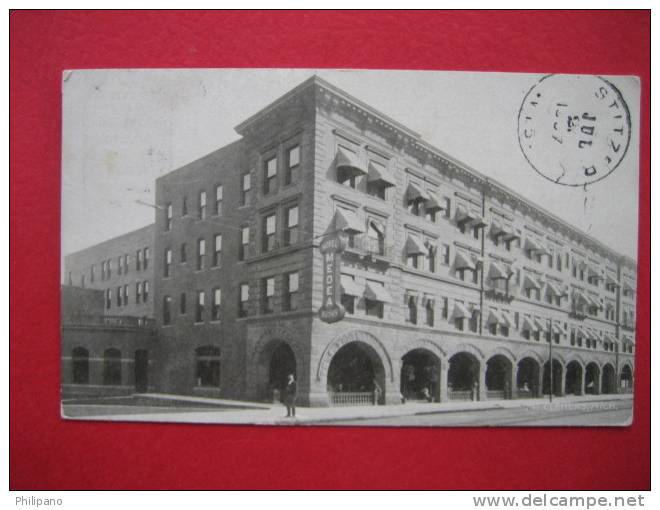 Mount Clemens Mi    Hotel Medea  1907 Cancel - Altri & Non Classificati