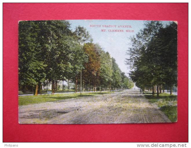 Mount Clemens Mi     South Gratiot Avenue  1912 Cancel - Sonstige & Ohne Zuordnung