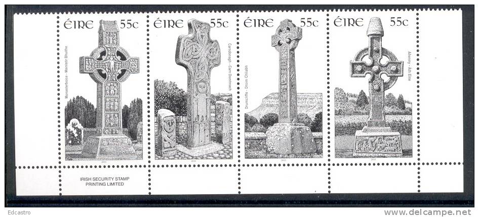 EIRE IRELAND 2010. HIGH CROSSES SETENANT - Other & Unclassified