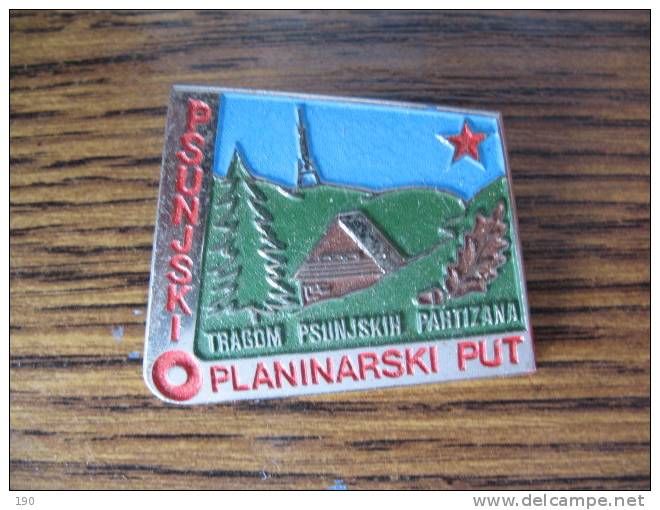 PLANINARSKI PUT TRAGOM PSUNJSKIH PARTIZANA;WITH NUMBER - Alpinisme