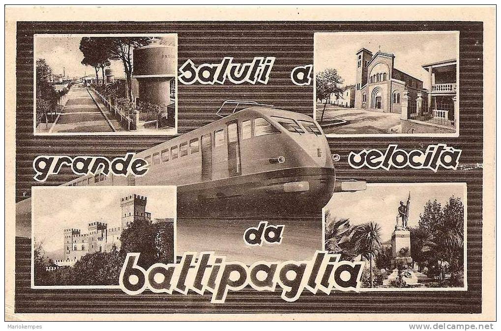 Saluti A Grande Velocità Da BATTIPAGLIA - Battipaglia